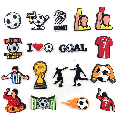 50pcs charms calcio croc - charms,