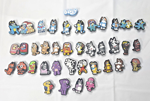 Bluey croc charms - bluey, jibbitz