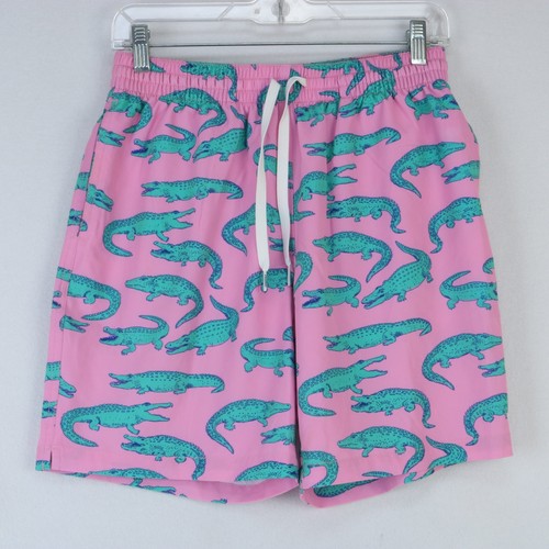 Chubbies hot pink - pink, green