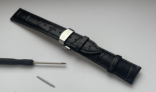 Cinturino seiko 20mm pelle - 20mm,