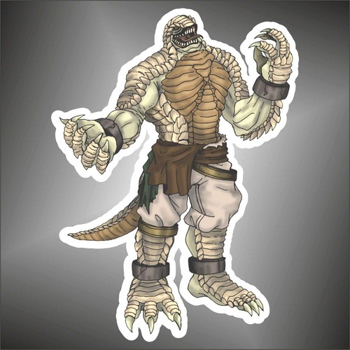 Adesivo killer croc - adesivo, sticker