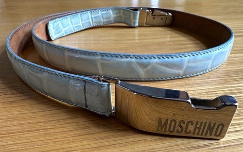 Cintura moschino pelle di - moschino,